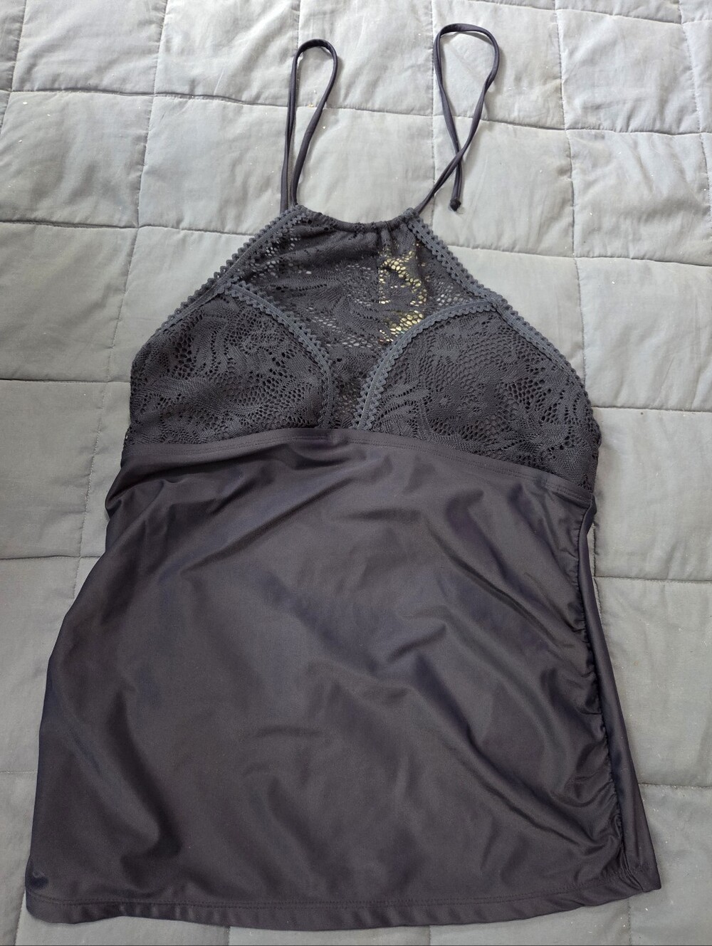 Coastal Blue Swim Top Nwt